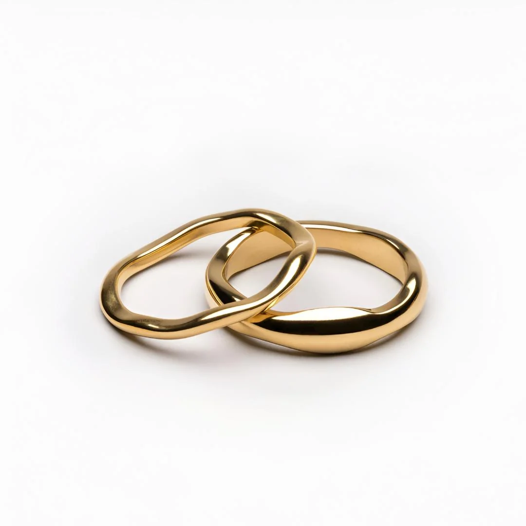 Ring Set Stackable Waterproof Jewelry